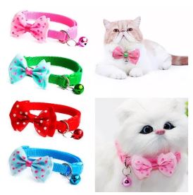 COLLAR CON LAZO PARA MASCOTAS