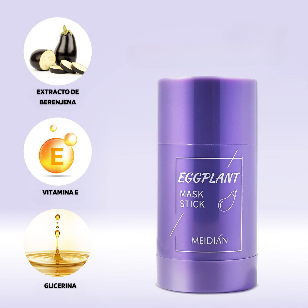 MASCARILLA FACIAL ROLL ON EGGPLANT