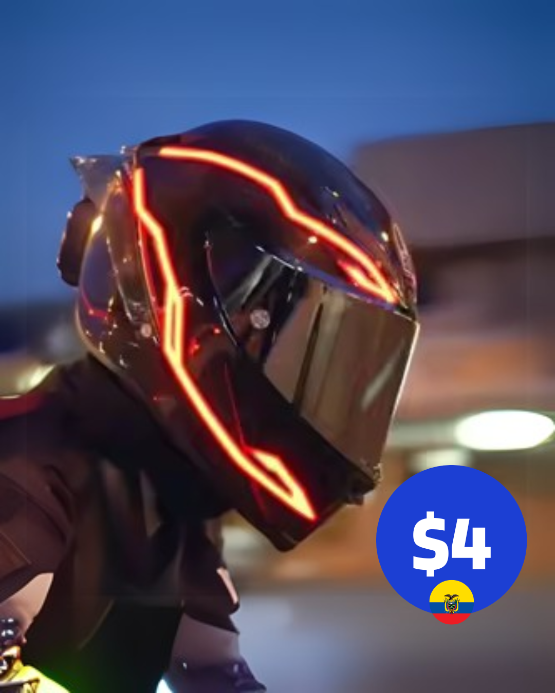 LUCES LED PARA CASCO DE MOTOS