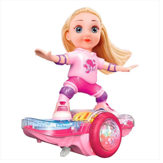 JUGUETE DE MUNECA EN PATINETA
