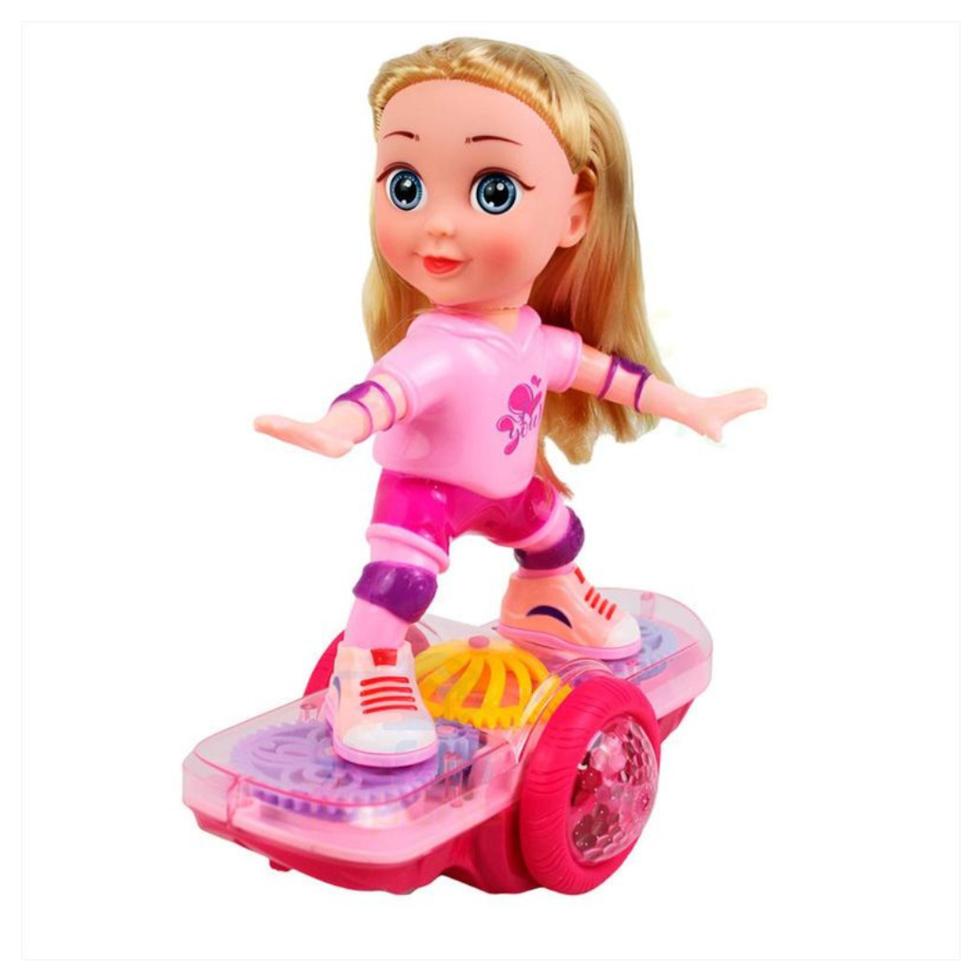 JUGUETE DE MUNECA EN PATINETA