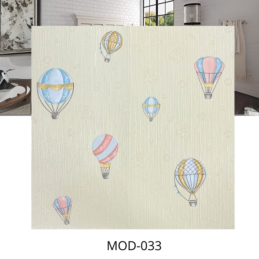 PAPEL TAPIZ AUTOADHESIVO 70X77CM BEBES MOD-033