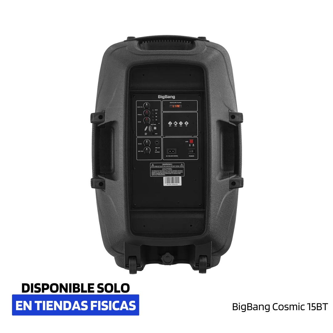 PARLANTE BAZZUKA BIGBAG COSMIC 15BT