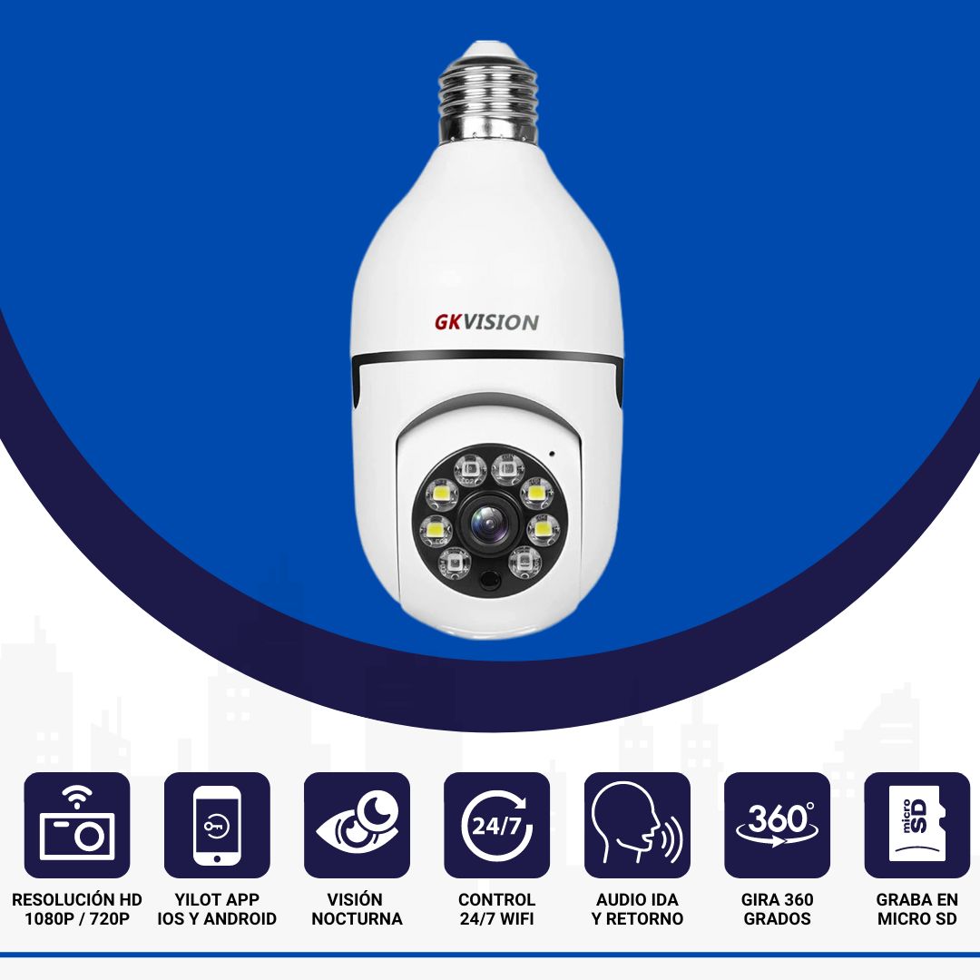 CAMARA SEGURIDAD IP TIPO FOCO