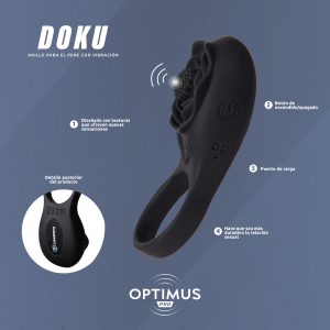 ANILLO VIBRADOR DOKU OPTIMUS PRO