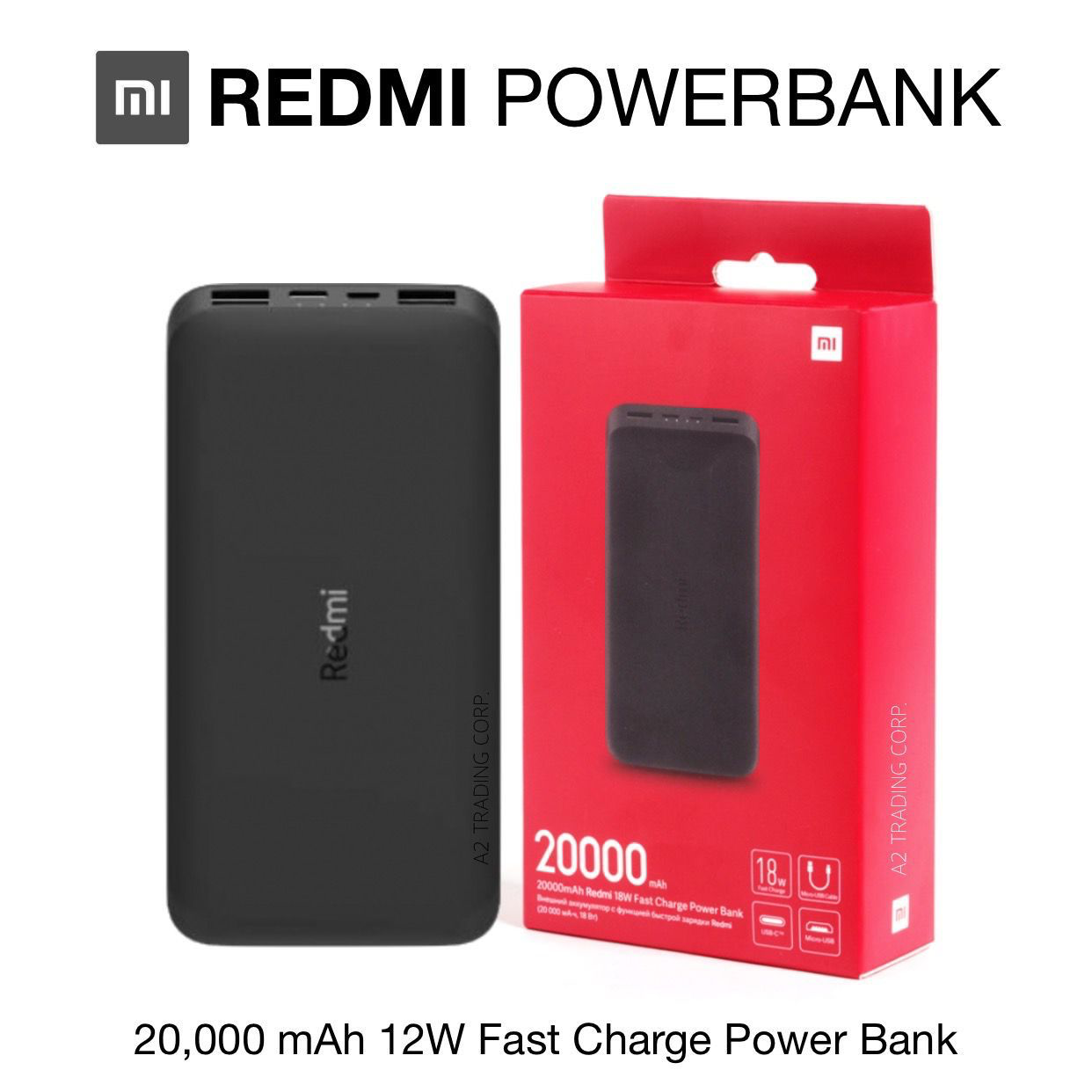 POWER BANK XIAOMI 20.000MAH