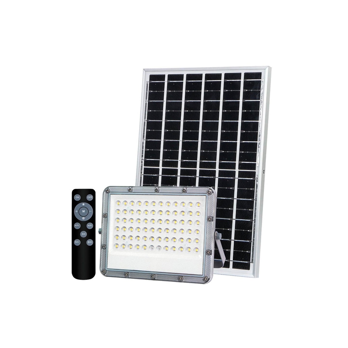 REFLECTOR LED 100W CON PANEL SOLAR