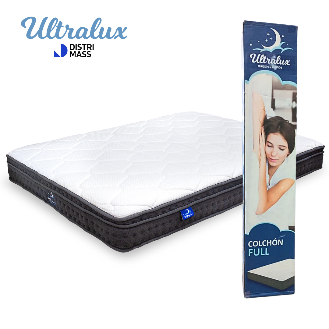 COLCHON ULTRALUX 2 PLAZAS COMPRIMIDO
