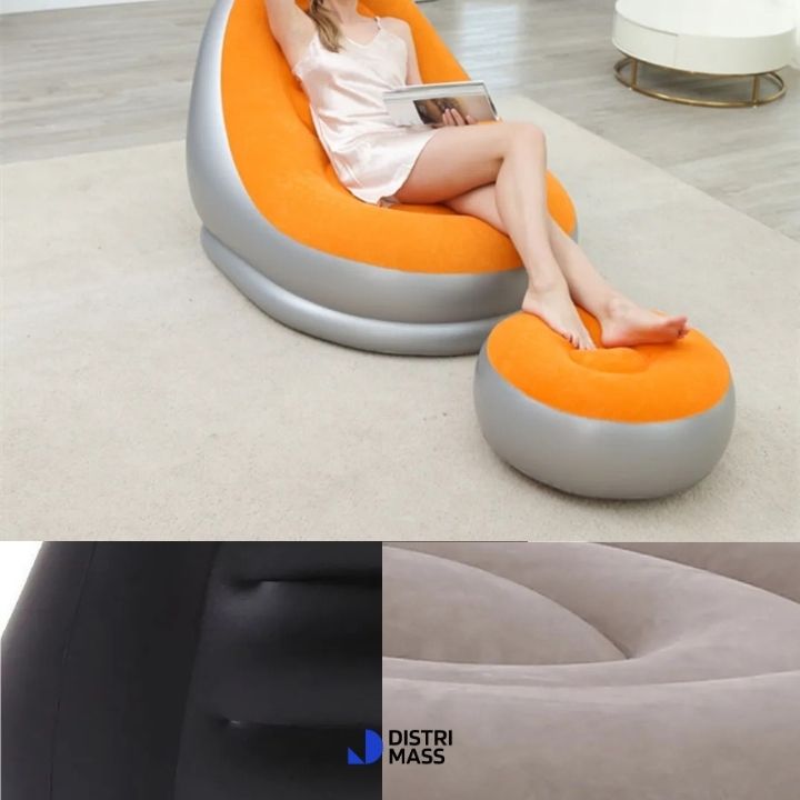 SOFA INFLABLE APOYA PIES