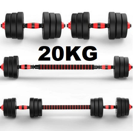 SET DE PESAS 20KG 3 EN 1