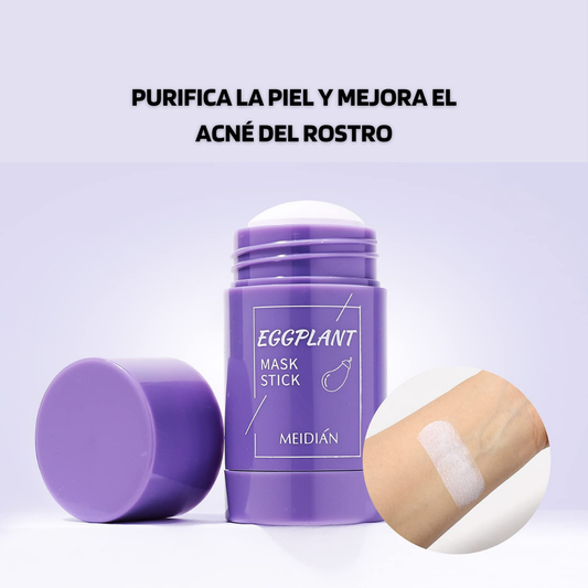 MASCARILLA FACIAL ROLL ON  EGGPLANT