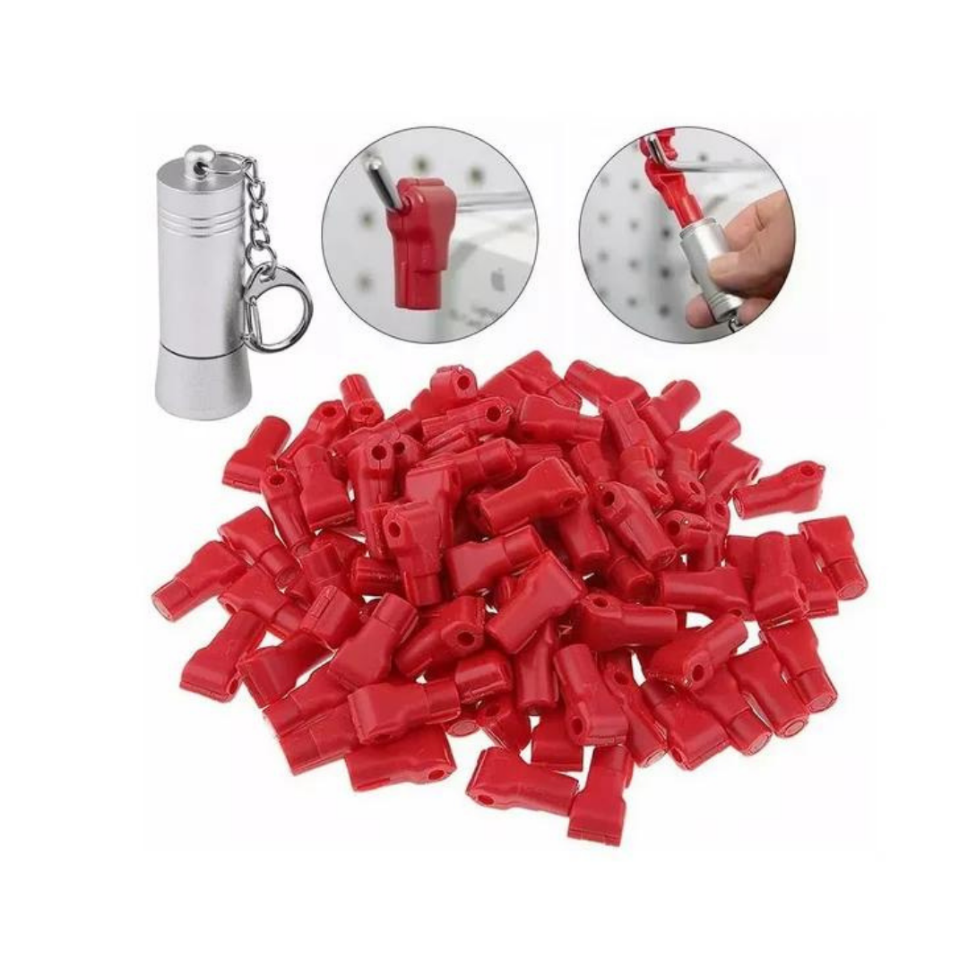 SET DE 50 CANDADOS MAGNETICOS CON 1 LLAVE