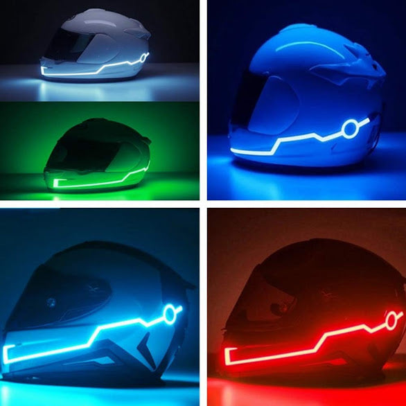 LUCES LED PARA CASCO DE MOTOS