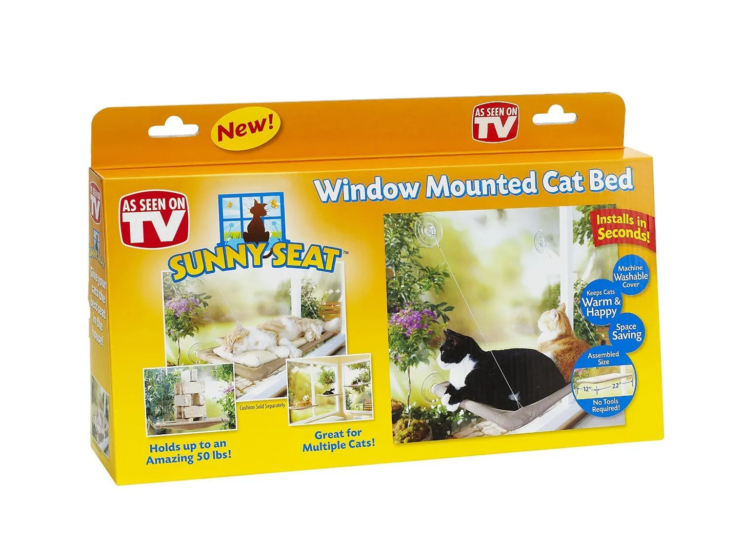 CAMA DE GATOS PARA LA VENTANA