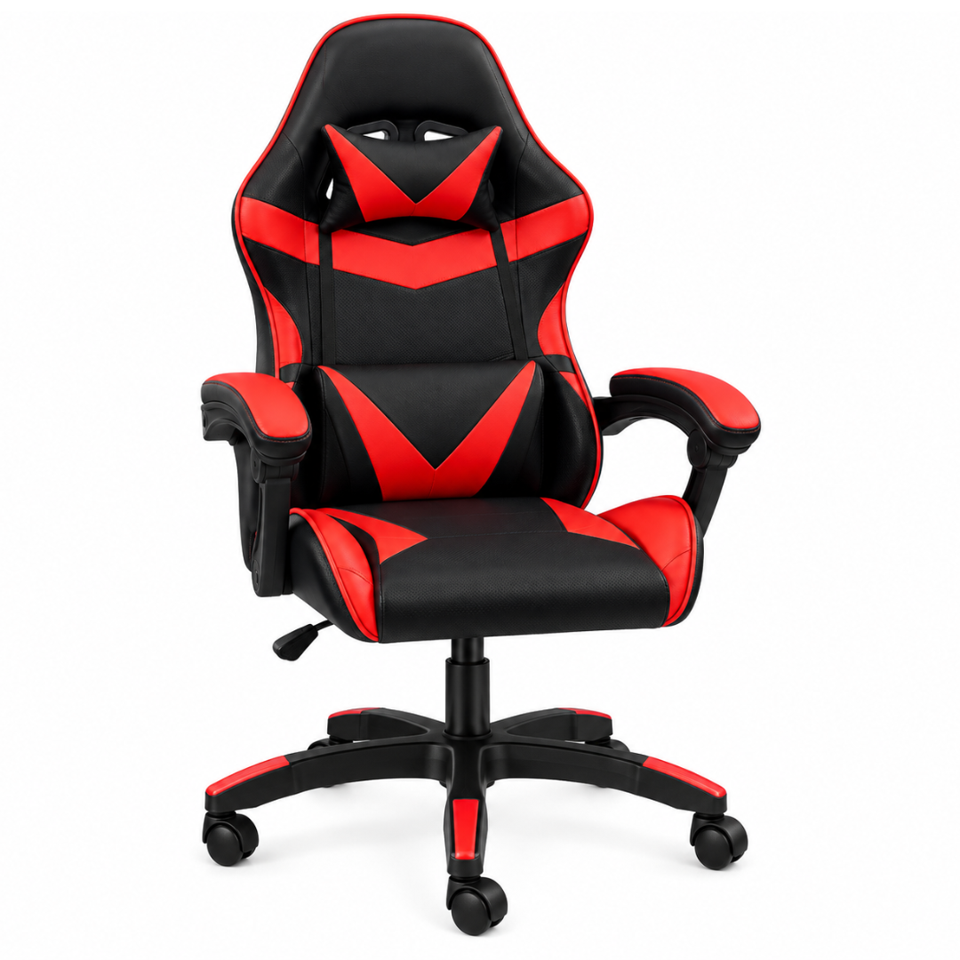 SILLA GAMER ROJO/NEGRO