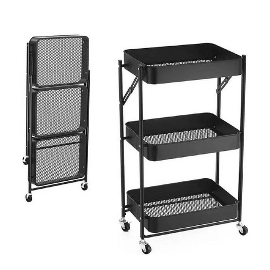 ORGANIZADOR MULTIPLE PLEGABLE 3 PISOS CON RUEDAS