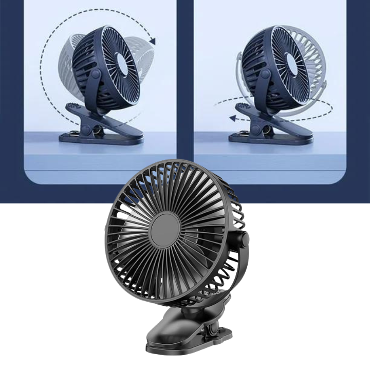 VENTILADOR RECARGABLE CON CLIP