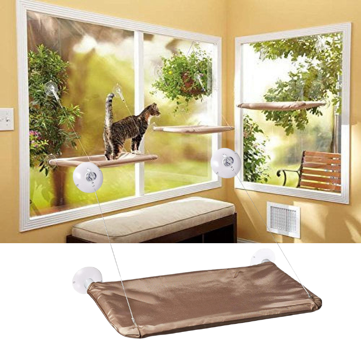 CAMA DE GATOS PARA LA VENTANA