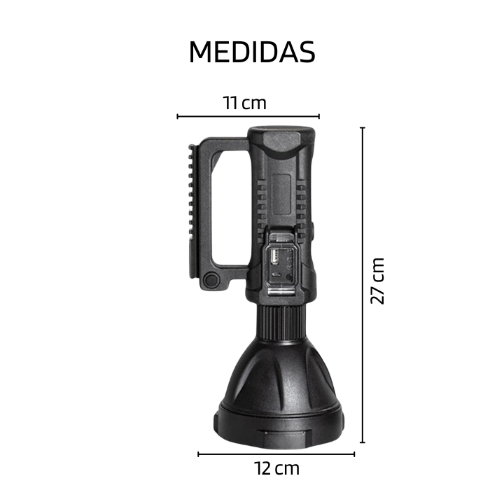 LINTERNA LED RECARGABLE Y POWER BANK