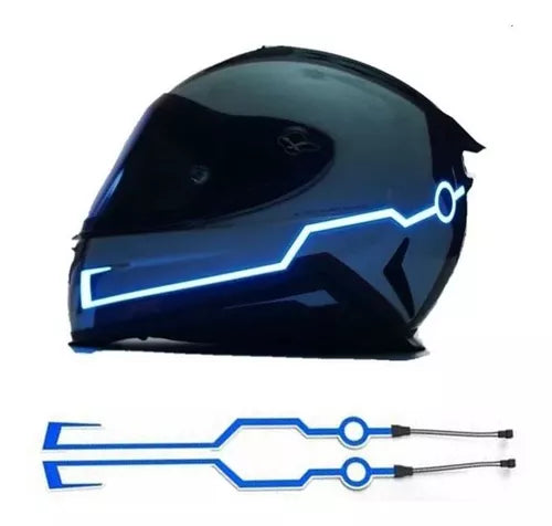 LUCES LED PARA CASCO DE MOTOS Distrimass