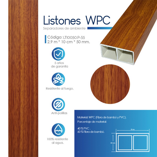 LISTON DE PVC COD-044– Distrimass