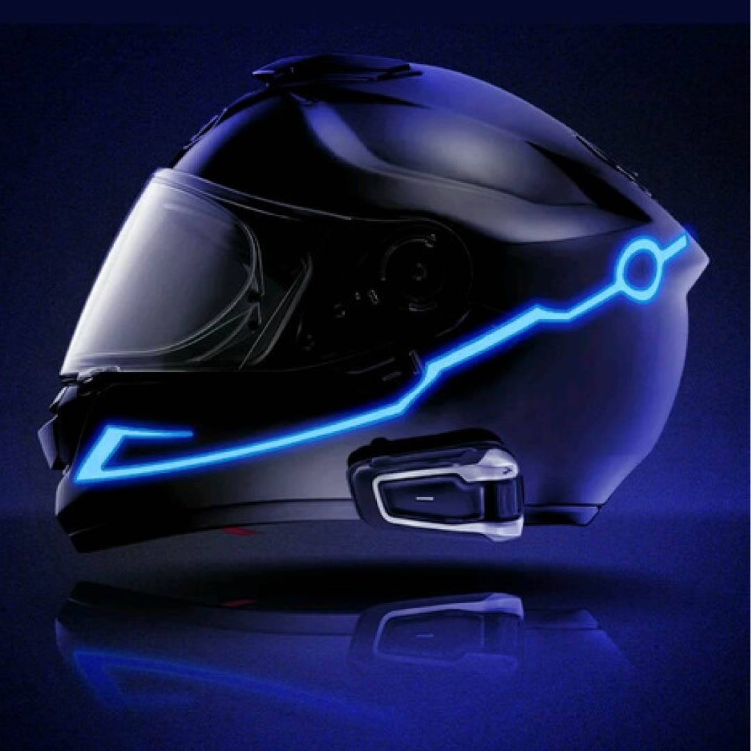 LUCES LED PARA CASCO DE MOTOS