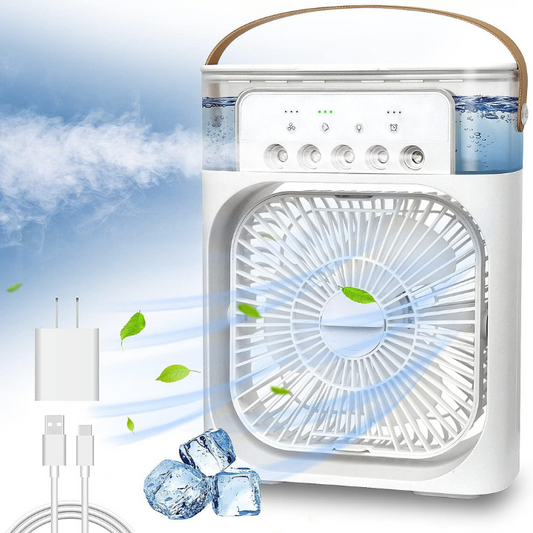 VENTILADOR CON HIELO TIPO AIRE ACONDICIONADO