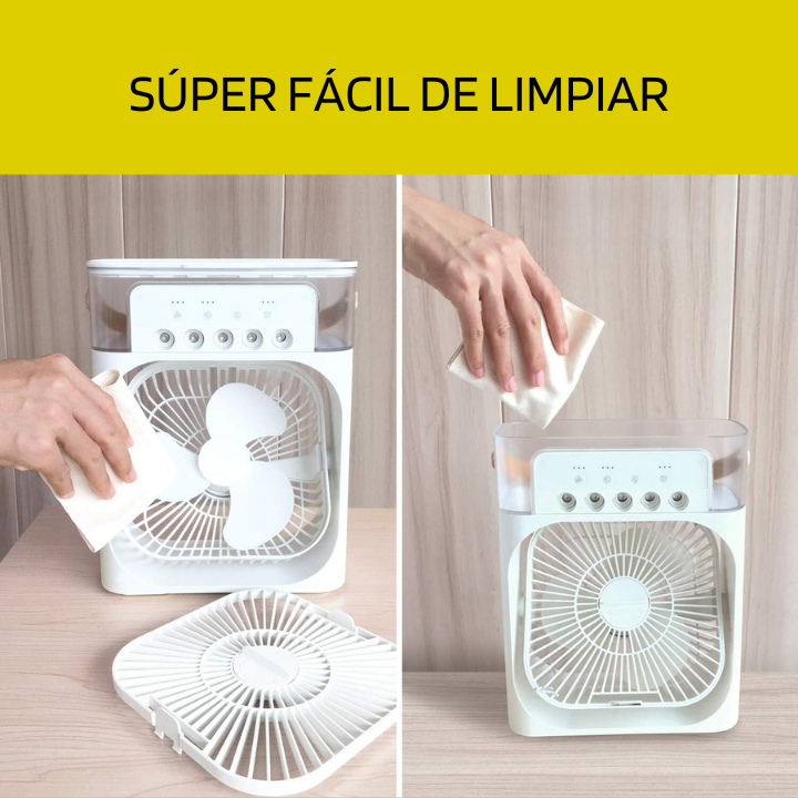 VENTILADOR CON HIELO TIPO AIRE ACONDICIONADO