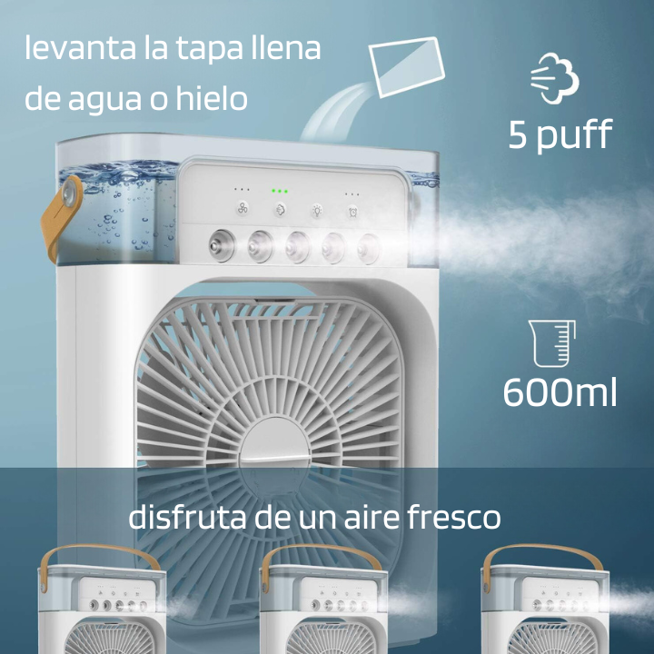 VENTILADOR CON HIELO TIPO AIRE ACONDICIONADO